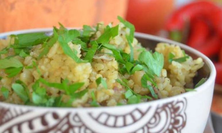 Рецепт пилава из булгура с баклажанами