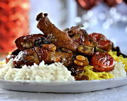 Плов азербайджанский, с курицей