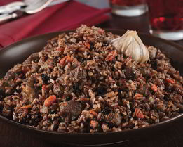 Плов из баранины с ягодами годжи