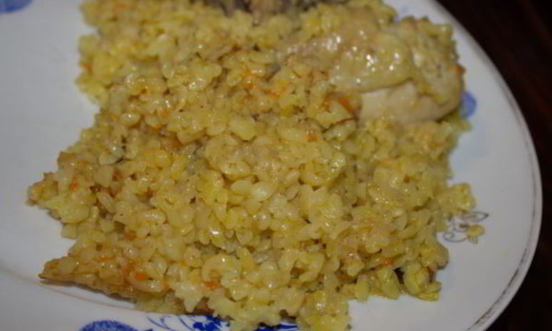 Рецепт плова из булгура с курицей