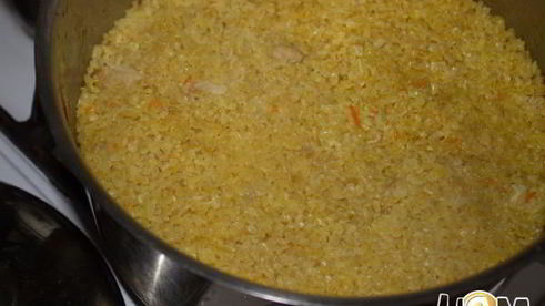 плов из булгура с курицей