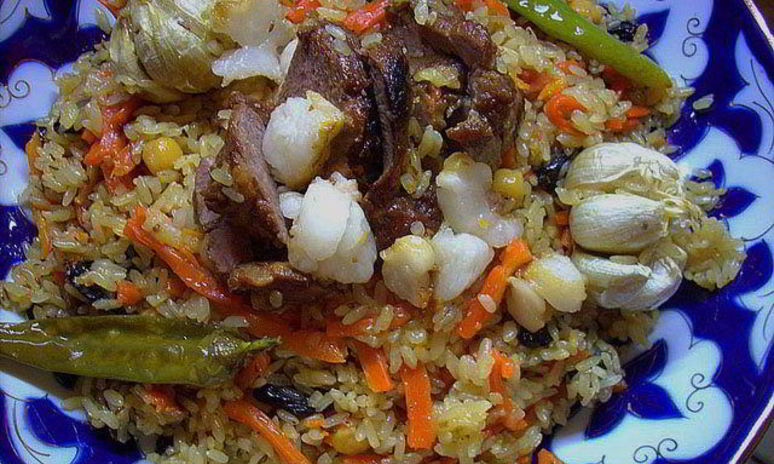 Рецепт плова из говядины и баранины с курдюком