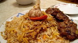 Плов из говядины с капустой