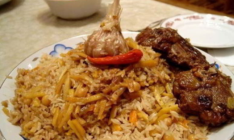 Рецепт плова из говядины с капустой