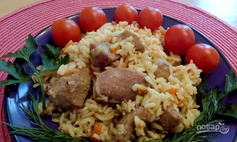 Рецепт плова из индейки