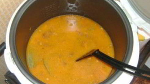 плов из перловки в мультиварке