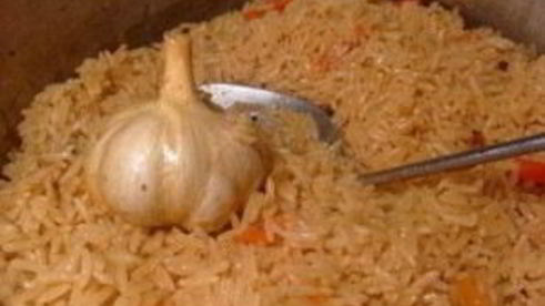 плов из свинины в казане