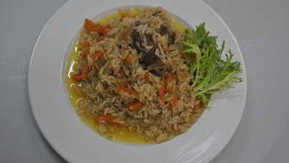 Плов из свиных ребрышек