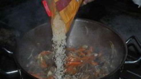 плов из свиных ребрышек