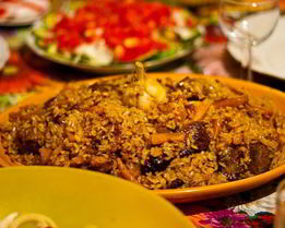 Плов с бараниной в духовке