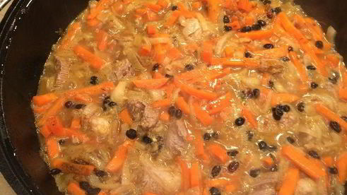 плов с бараниной