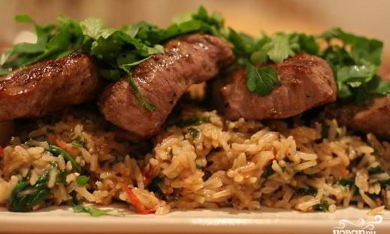 Рецепт плова с бараньими ребрышками