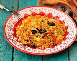 Плов с черносливом