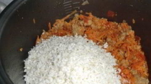 плов с фаршем в мультиварке