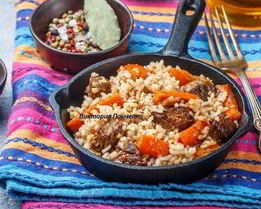 Плов с говядиной и рисом Девзира