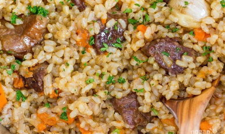 Рецепт плова с говядиной