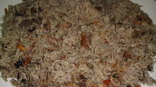 Плов с куриной печенью