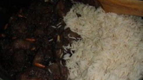 плов с куриной печенью