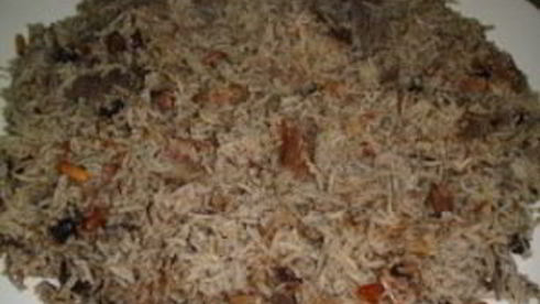 плов с куриной печенью