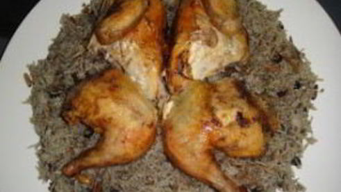 плов с куриной печенью