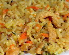 Плов с курицей