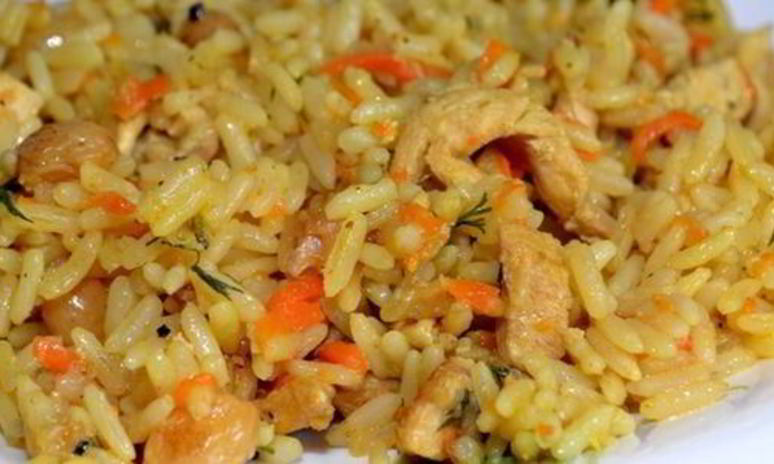 Рецепт плова с курицей