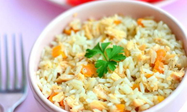 Рецепт плова с лососем