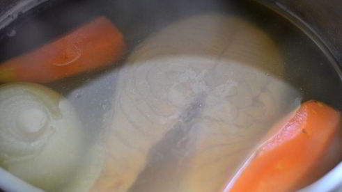 плов с лососем