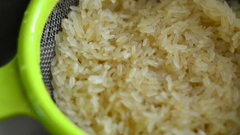 плов с лососем