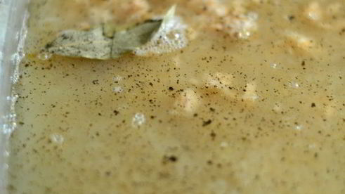 плов с лососем