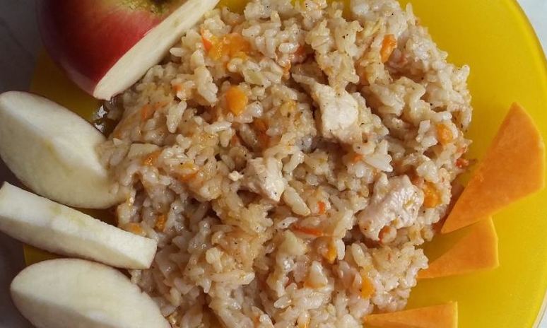 Рецепт плова с яблоками и тыквой