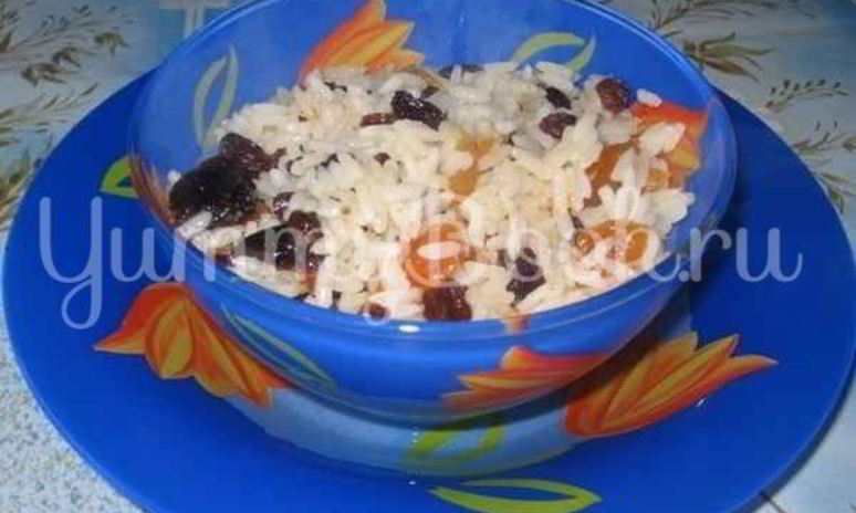 Рецепт плова сладкого
