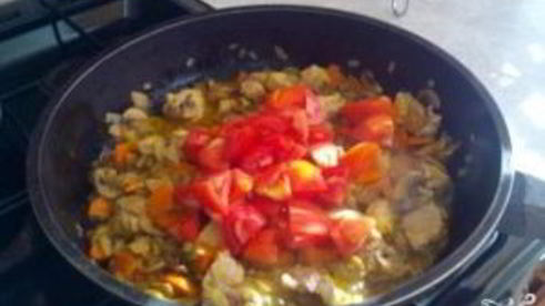 плов со свининой и грибами