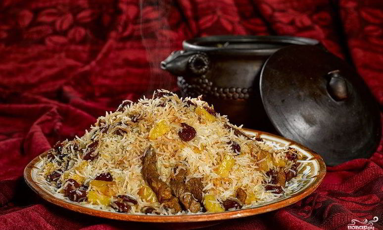 Рецепт плова в духовке со свининой