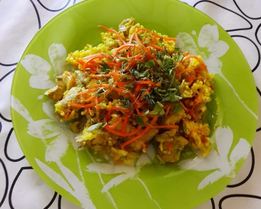 Плов в мультиварке скороварке с курицей