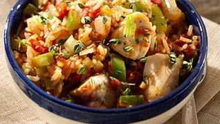 Пряная джамбалайя из курицы