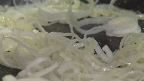 пюре из картофеля и порея с творогом