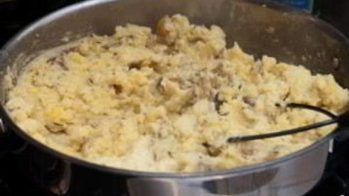 пюре из молодого картофеля