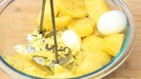 пюре картофельное с яйцом