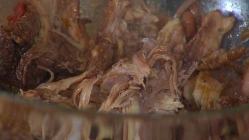 домашняя паста с рагу из кролика