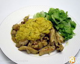 Фрикасе из куриных грудок