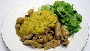 Фрикасе из куриных грудок