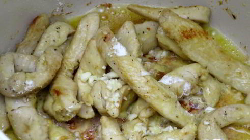 фрикасе из куриных грудок