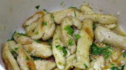 фрикасе из куриных грудок