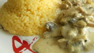 Фрикасе из курицы с рисом Карри