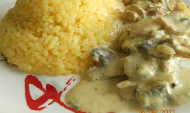 Рецепт фрикасе из курицы с рисом карри