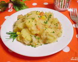 Картофельное рагу с овощами