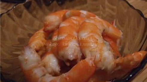 креветки в шляпе со сливочным сыром