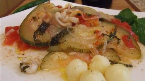 креветки в шляпе со сливочным сыром