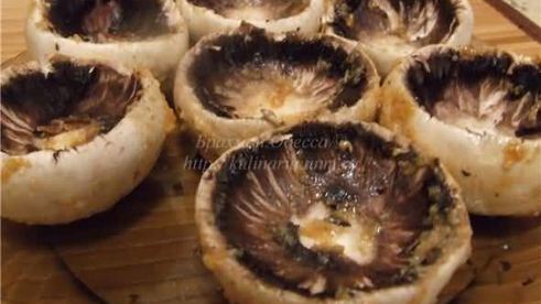 креветки в шляпе со сливочным сыром